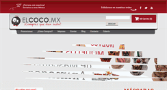 Desktop Screenshot of elcoco.mx