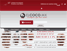 Tablet Screenshot of elcoco.mx